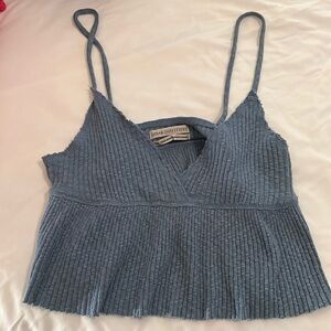 Urban Outfitters Blue Crop Top